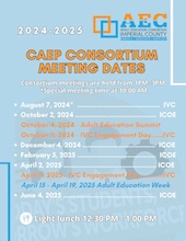 CAEP Board Meeting Flyer