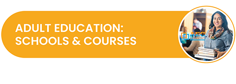 Adult Education: Schools & Courses Button