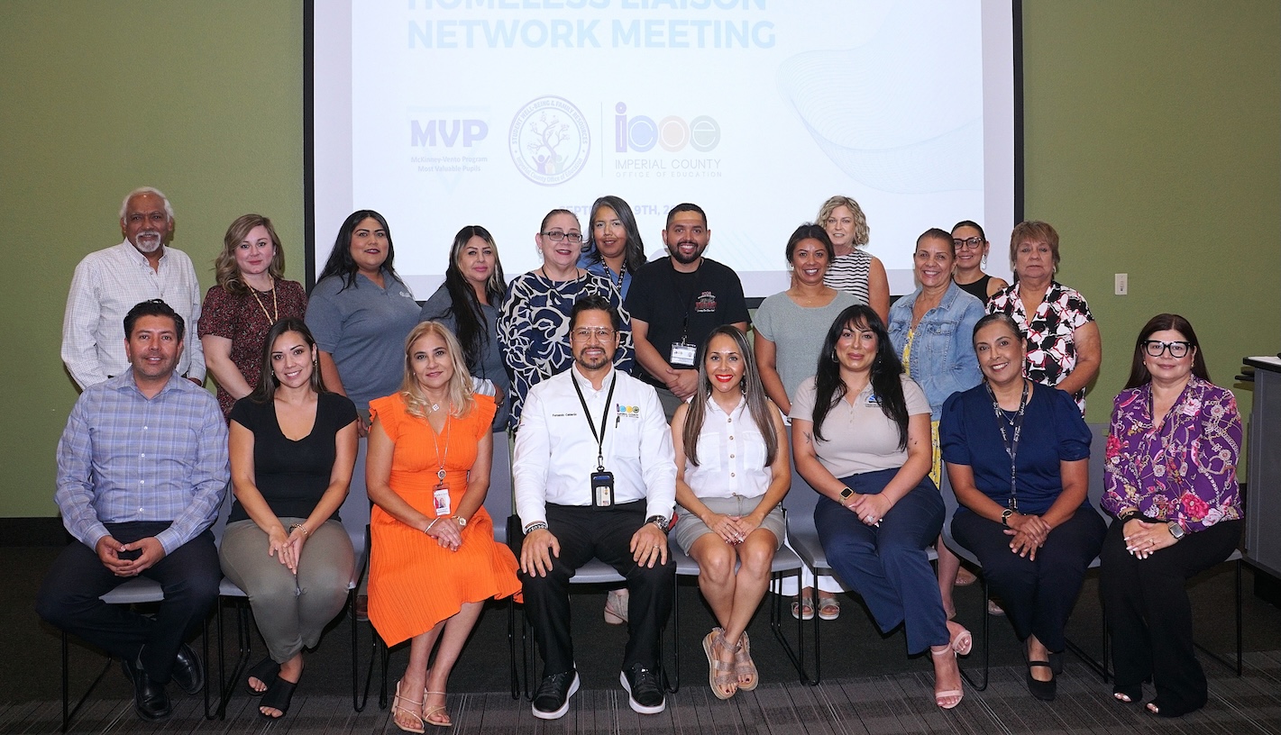 Imperial County Homeless Liaisons Network Meeting Group Picture