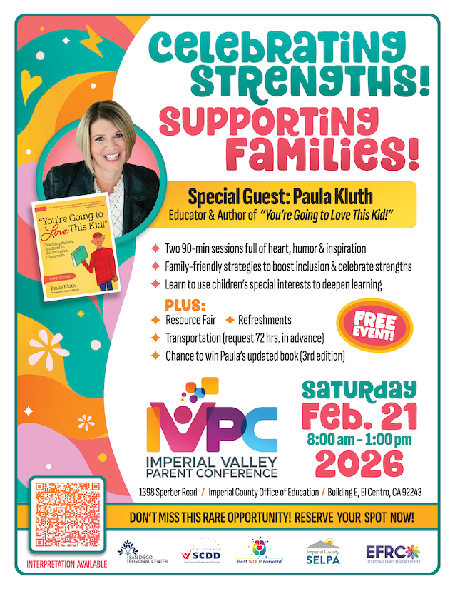 2026 Imperial Valley Parent Conference Flyer