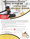 Special Oral Argument Session Flyer