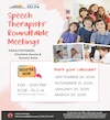 Speech Therapists' Roundtable Meetings 24-25 Event Flyer