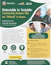 Untestable to Testable: Transforming Students Who Are "Difficult" to Assess Flyer