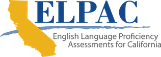 ELPAC - English Language Proficiency Assessments for California Logo